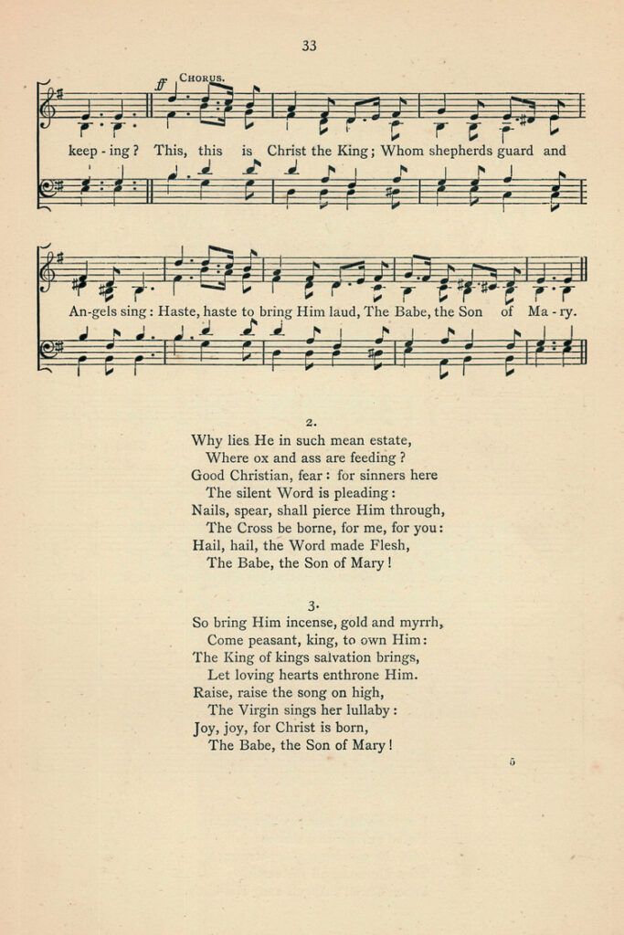 What Child Is This Christmas Carols New Old 1871 page 2